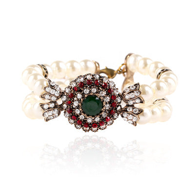 Pulsera de perlas de lujo
