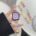 Resin Simple Bracelet Metal Watch Strap