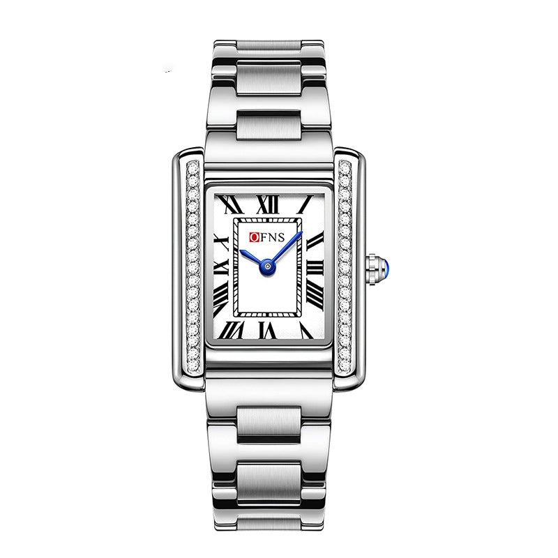 Retro Diamantbesetzte High-End Damen Quarzuhr Paar