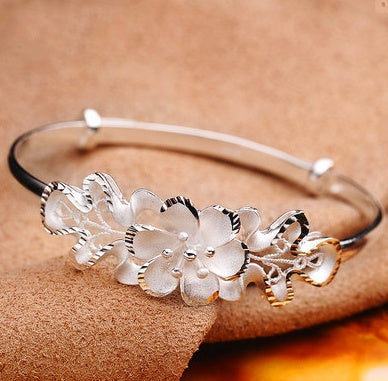 Pulsera Ajustable Dama Flor Bauhinia Dulce Pulsera Vera