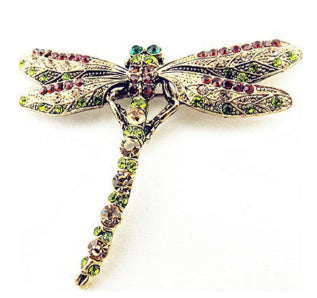 Broche de libélula antiguo