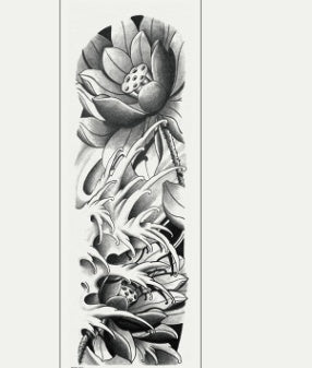 Pegatina de tatuaje impermeable para brazo completo