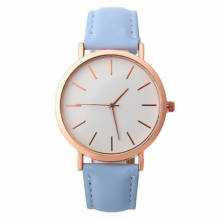 Relojes de mujer de cuarzo estilo simple de moda Relojes de pulsera Reloj de vestir para mujer