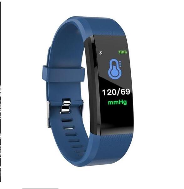 Pulsera Inteligente con Bluetooth Monitor de Ritmo Cardíaco Reloj Rastreador de Actividad Física