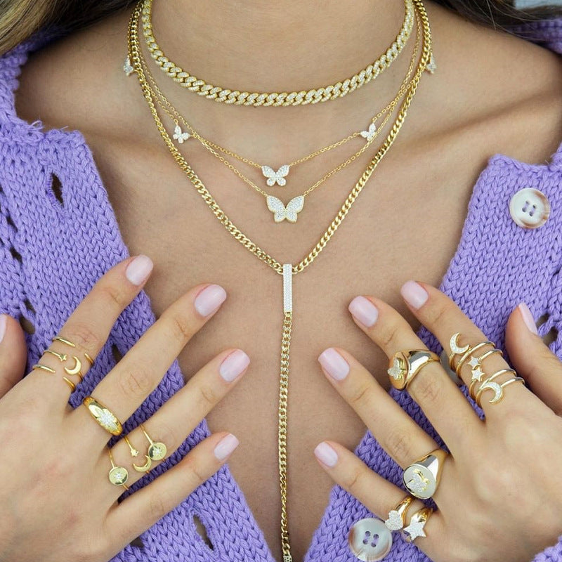 Ladies butterfly necklace