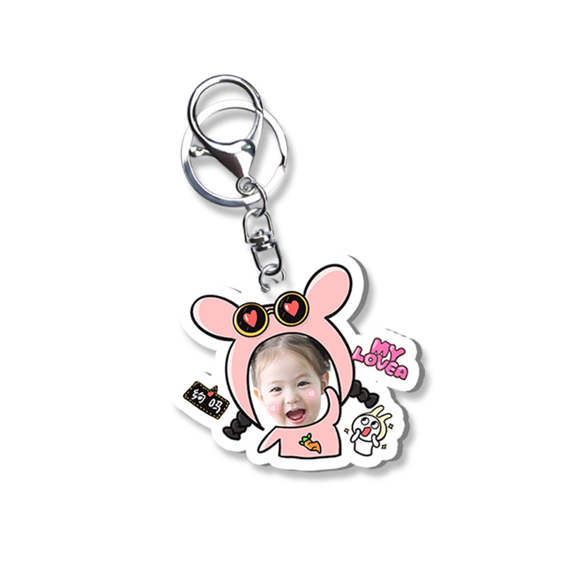 Keychain photo customization