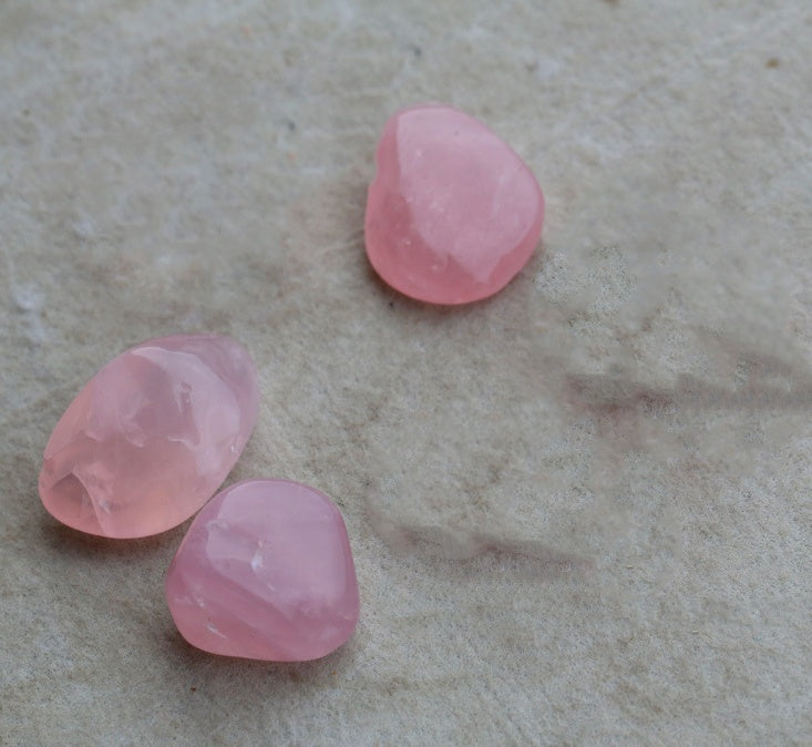 6 pieces set price natural powder crystal bare stone