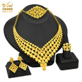 Nigeria Dubai 24K Gold Schmuckset