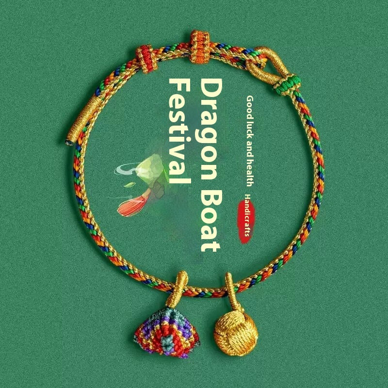 Dragon Boat Festival Colorful Rope Hand Weaving Bracelet