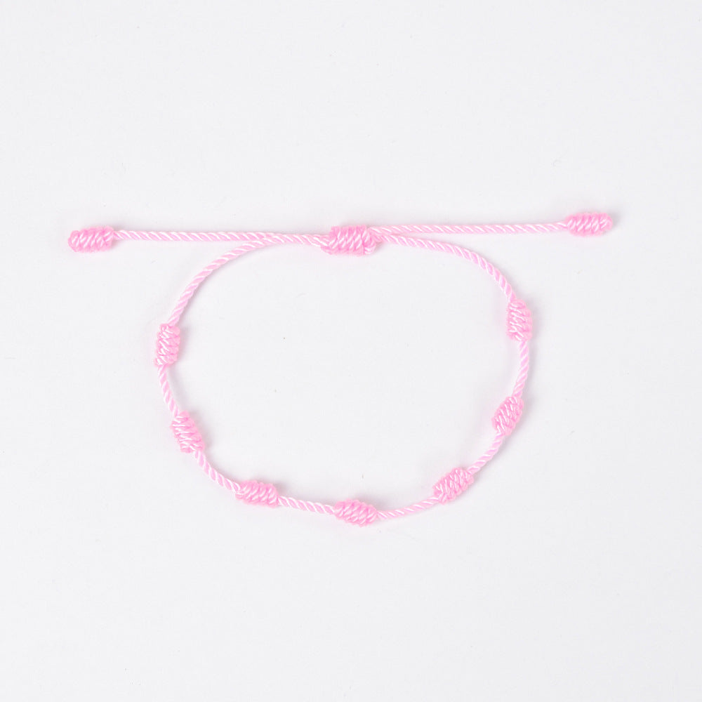 Seven Knot Woven Carrying Strap Peru Knot Handmade