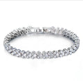Armbänder voller Herzen und Pfeile Zirkonia-Armband Bestes Hochzeitsgeschenk für Frauen