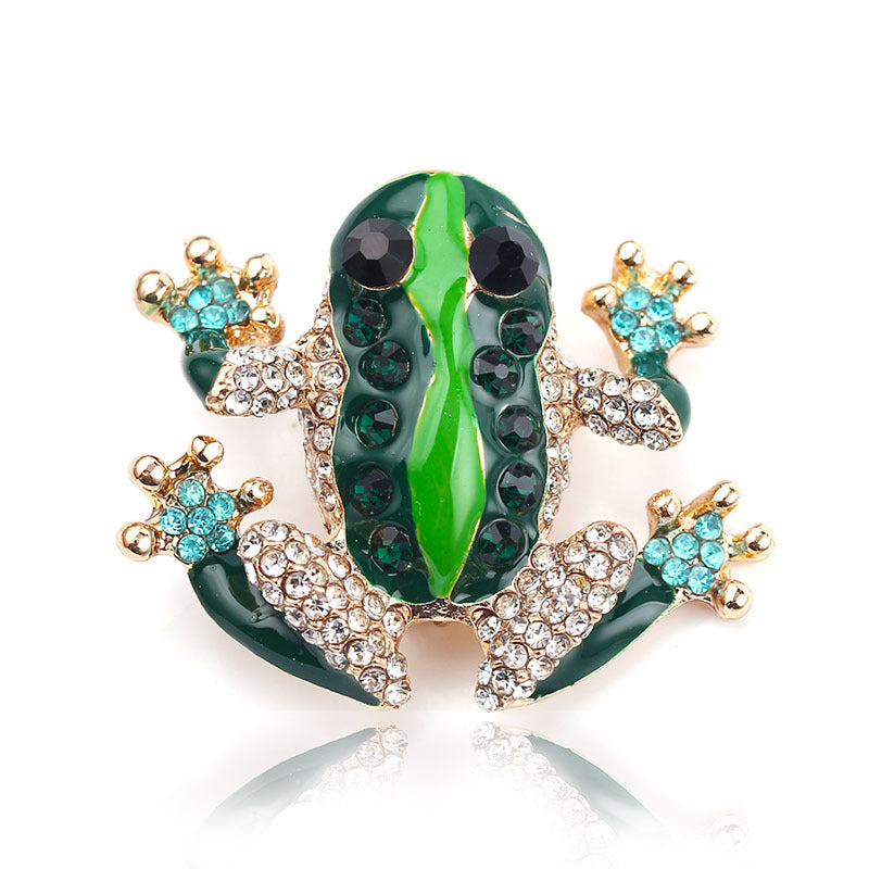 Broche de rana vintage