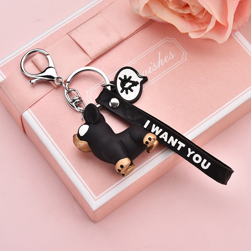 Puppy keychain
