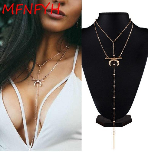 Collar Gargantilla de Múltiples Capas para Mujer