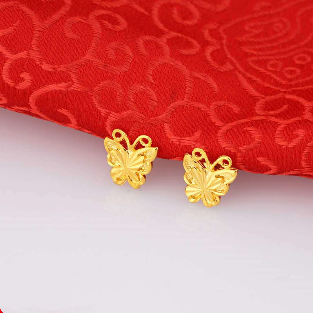 24K vergoldete Ohrringe Euro Gold Schmuck Neue beliebte Ohrringe