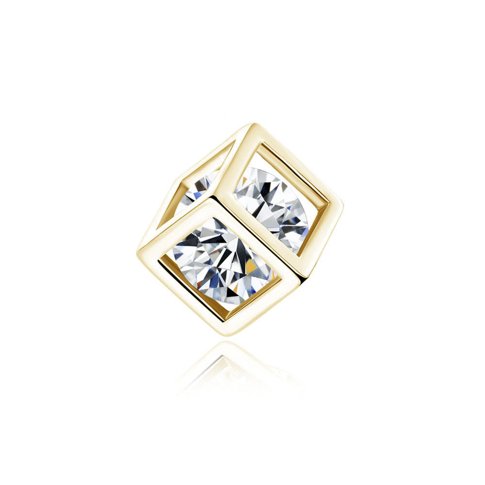 Quadratischer Diamantanhänger
