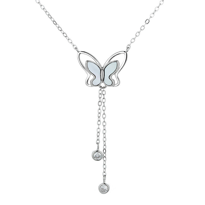 Damen Schmetterling Schlüsselbein Anhänger Halskette Elfen Schmuck Damen