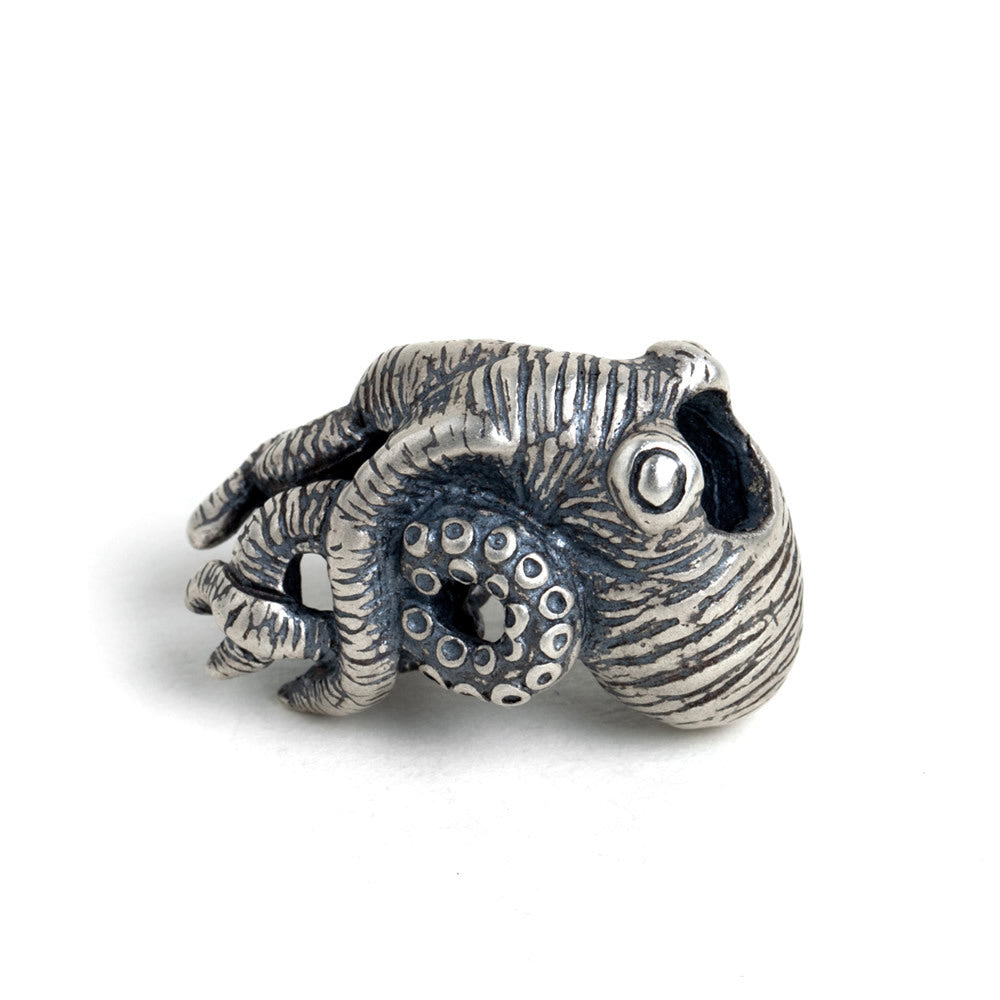 925 Sterling Silver EDC Octopus Parachute Cord Pendant