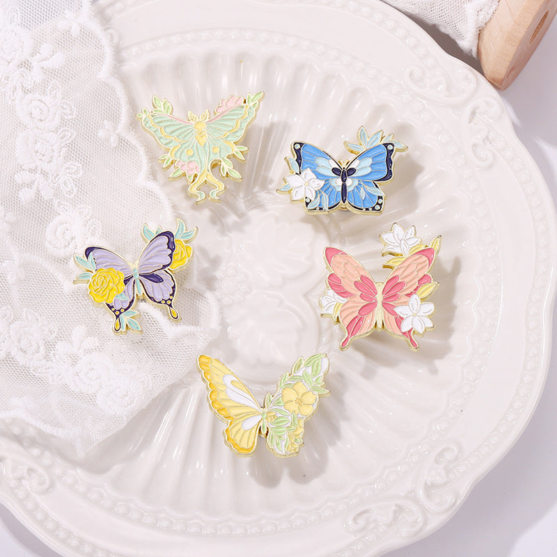 Broche de Mariposa Colorida Glaze Lily