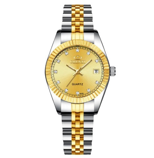Goldene Uhr für Pärchen