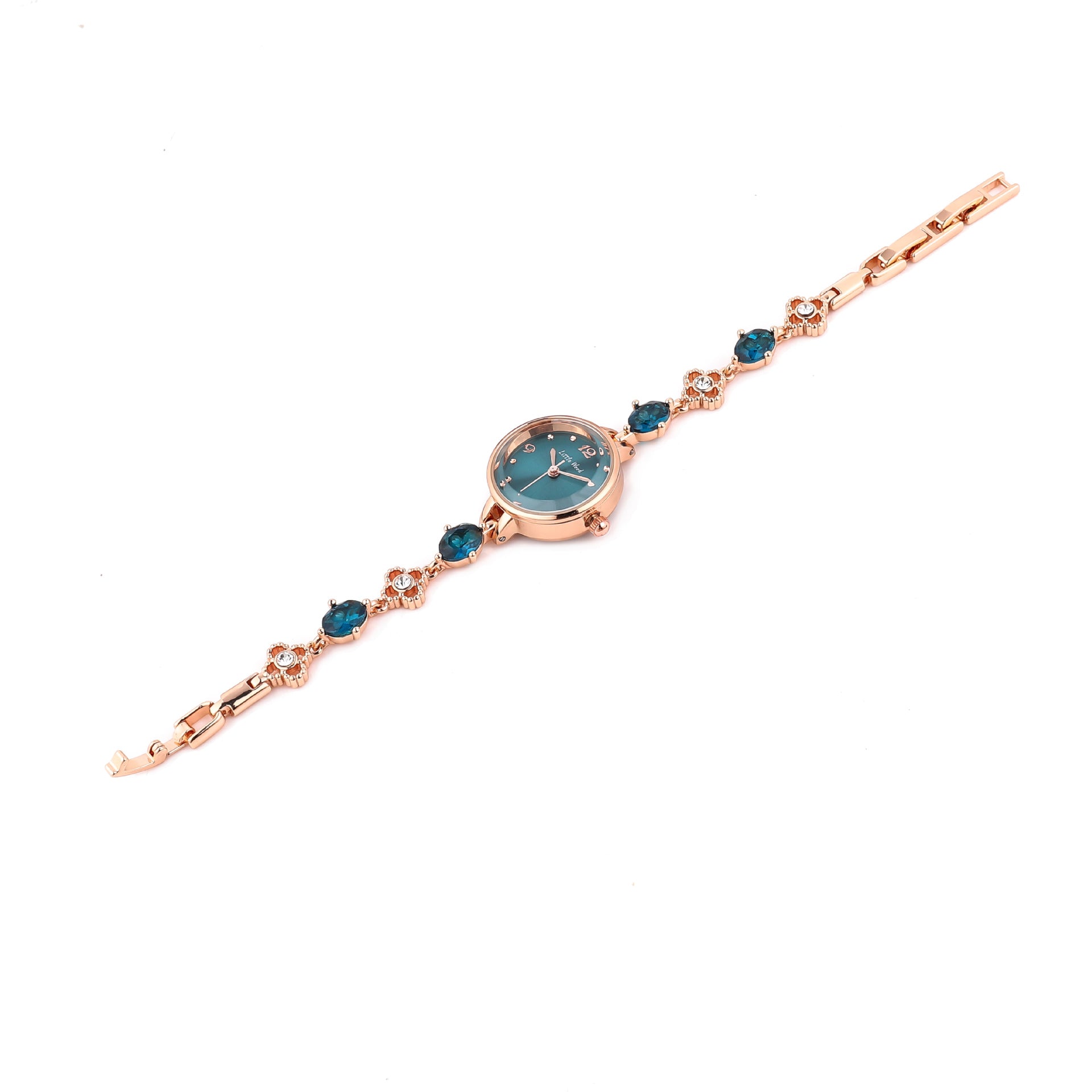 Pequeño reloj verde simple y elegante, reloj de pulsera para mujer, reloj de regalo, reloj de jade