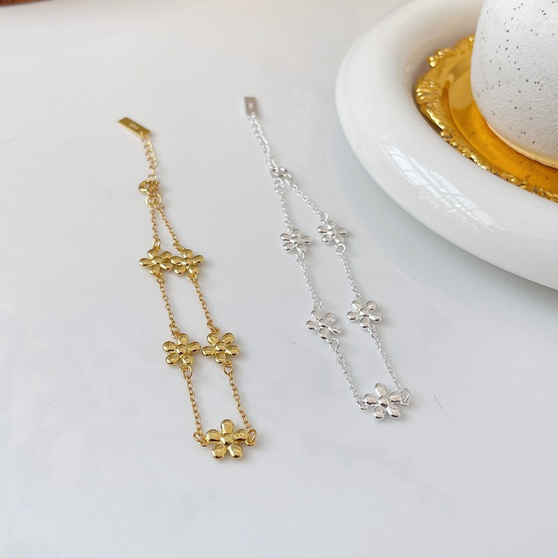 Gänseblümchen Kleine Blume Einzigartiges Und Exquisites Armband
