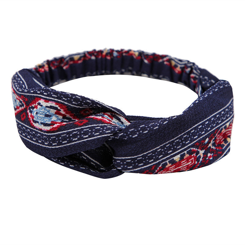 Women's Polka Dot Printed Bohemian Sweet Simple Hair Band