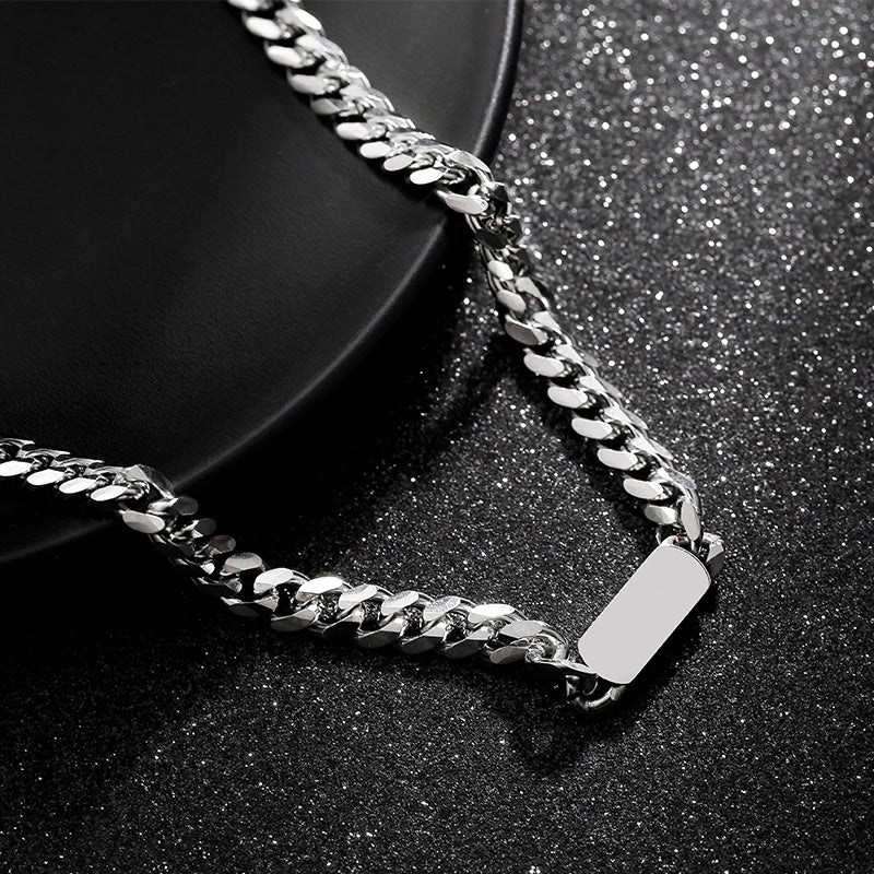 Cuban Link Chain Necklace Men's Fashion Hip Hop