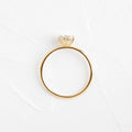 S925 Sterling-Silber Sechs-Krallen-Diamantring