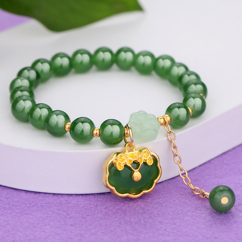 Chinese Style Accessories Bracelet Ethnic Style Aventurine
