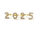Volldiamant 2025 Digitalring Anzug Schlichter Trend