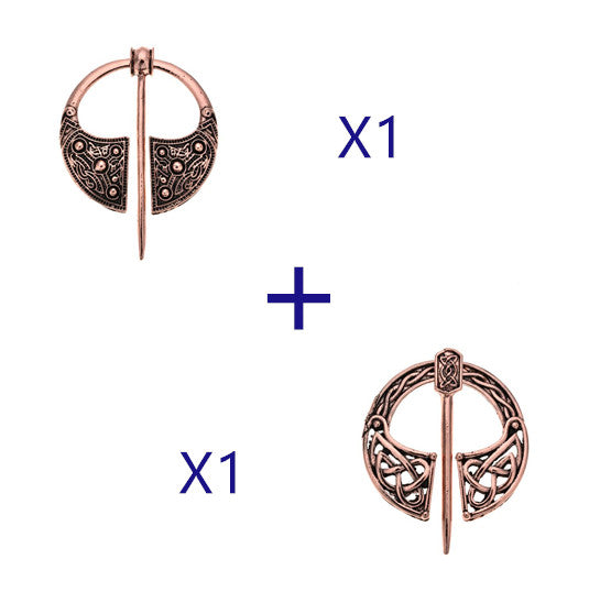 Wikingerfibel mit Metallschnalle