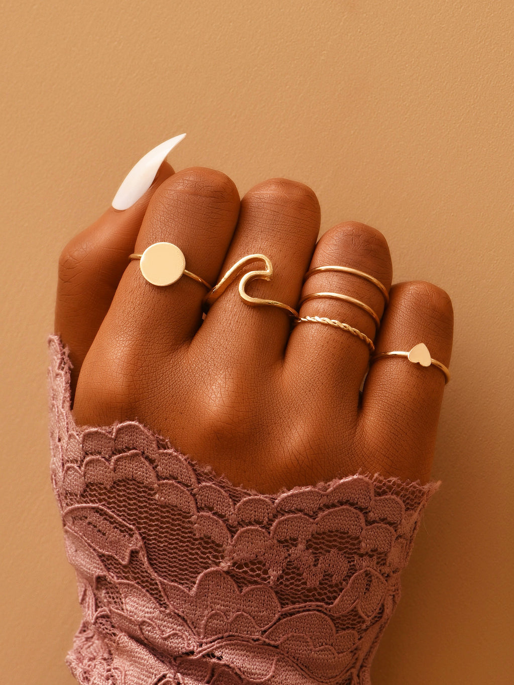Personalisierter Damen-Ring-Set