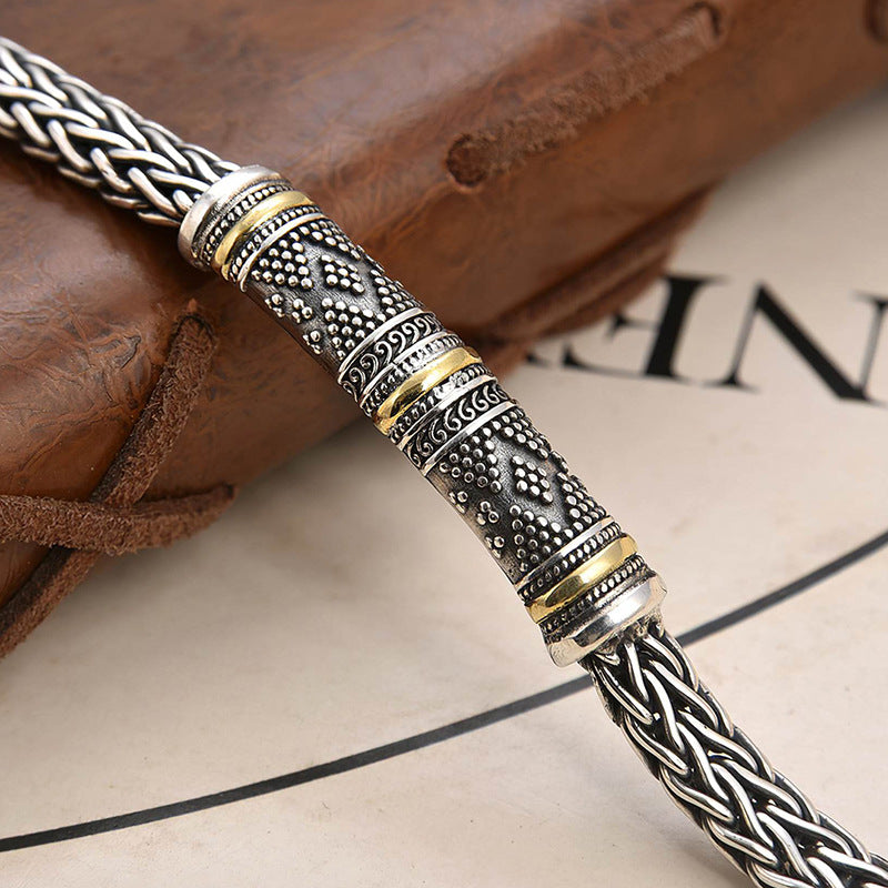 Hand-woven Keel Men's Bracelet Retro Creative