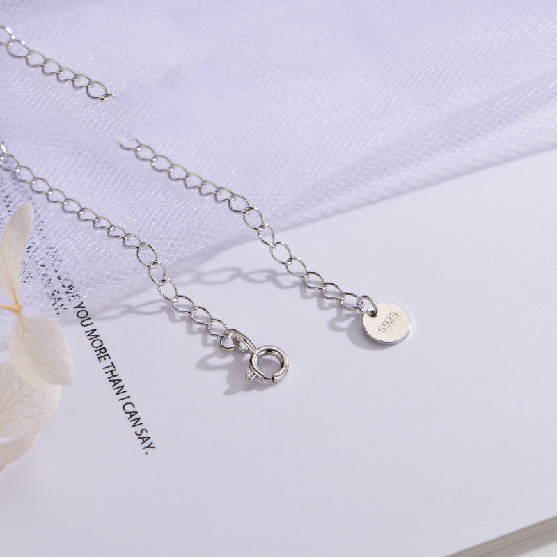 Collar de clavícula, collar largo, sencillo y a la moda