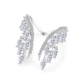 Kreativer offener Ring mit Engelsflügeln, exquisite Damen-Strass-Ringe, personalisierter Schmuck