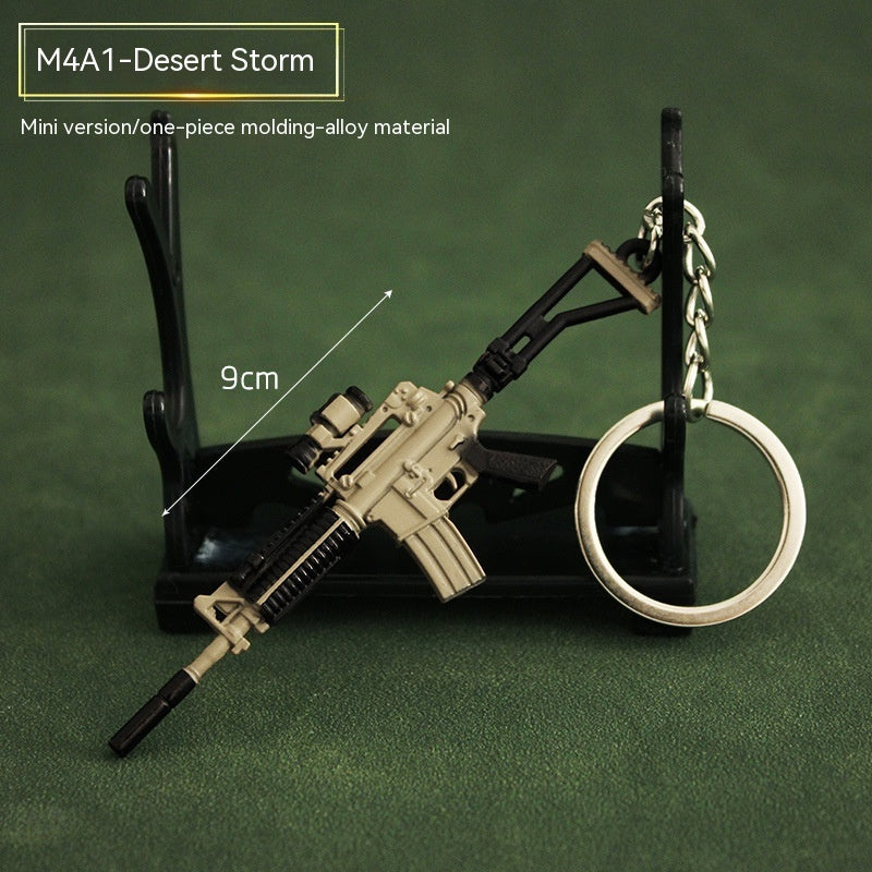 Llavero de Juguete de Metal Gun