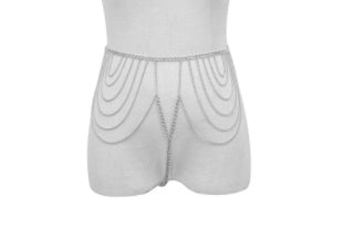 Cadena con borlas para el cuerpo, para mujer