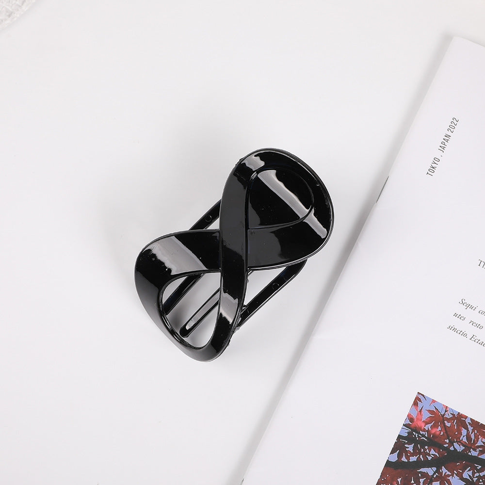 Elegant Frosted 8-shaped Barrettes