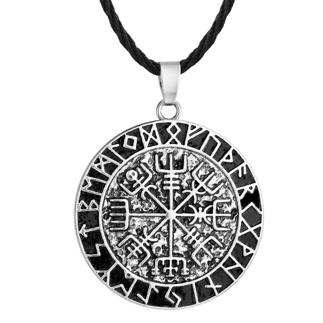 Antike Vintage Silber Runenkette
