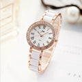 Reloj informal sencillo impermeable de moda para mujer