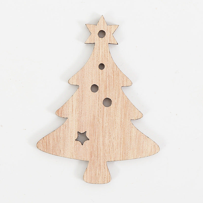 Weihnachtsfeier Dekorative Kreative Hohlkürbis-Anhänger Holzhandwerk