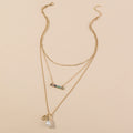 Simple Abalone Pearl Pendant Necklace Natural Abalone Shell Necklace Woman