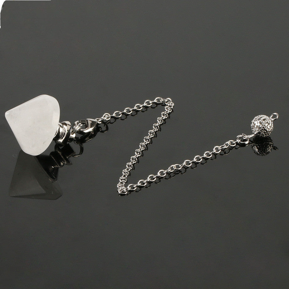 Obsidian-Accessoires Natürliches Kristallpendel