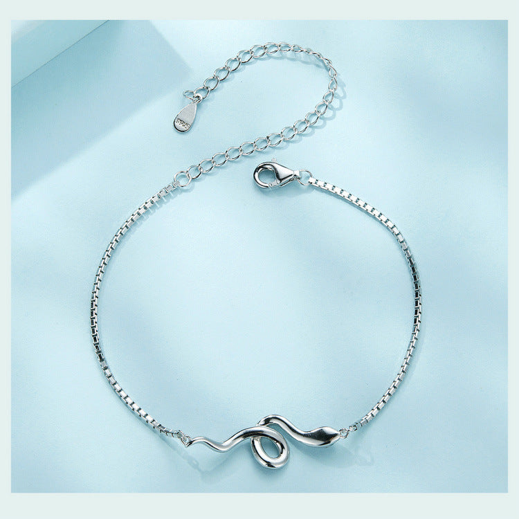 Armband Sterling Silber S925 Weißgold plattiert Armband