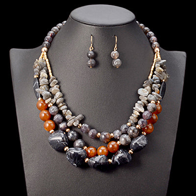 Hochzeitsaccessoires Afrikanisches Perlen-Schmuckset