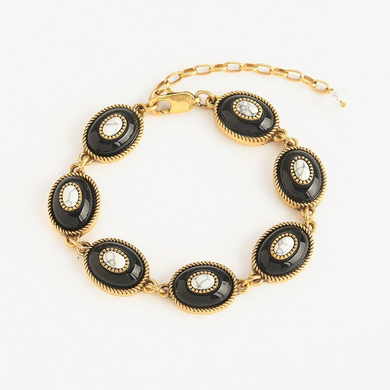 Armband Türkis Vintage Antik Farbige Glasur