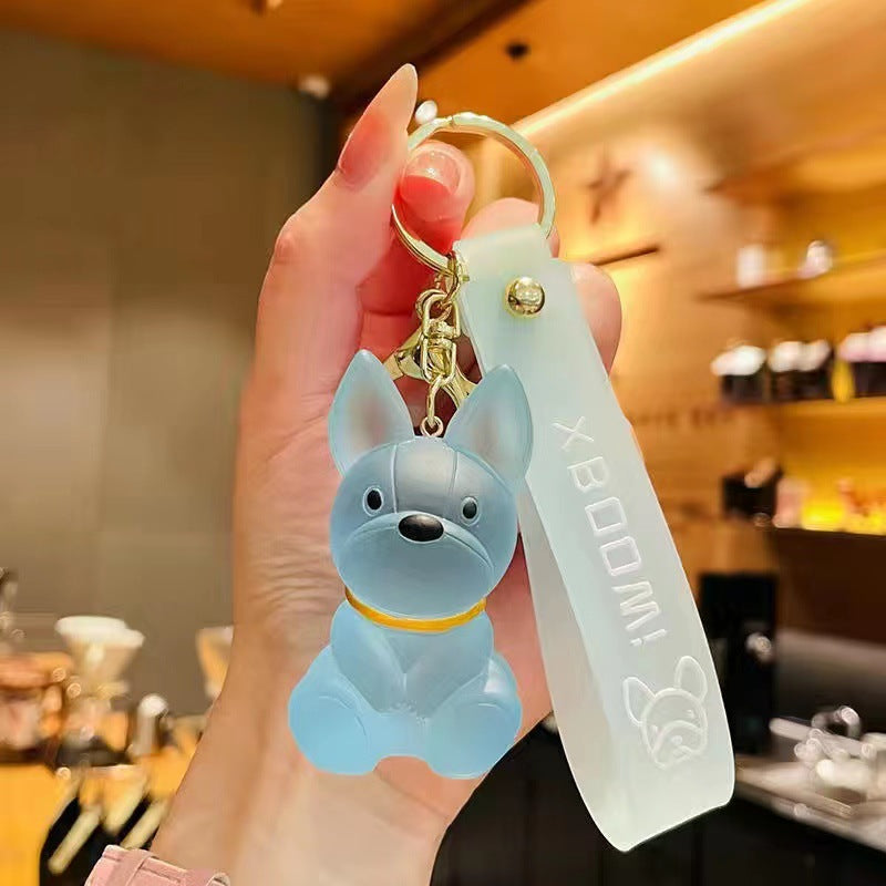 Colgante de llavero de coche con diseño creativo de dibujos animados