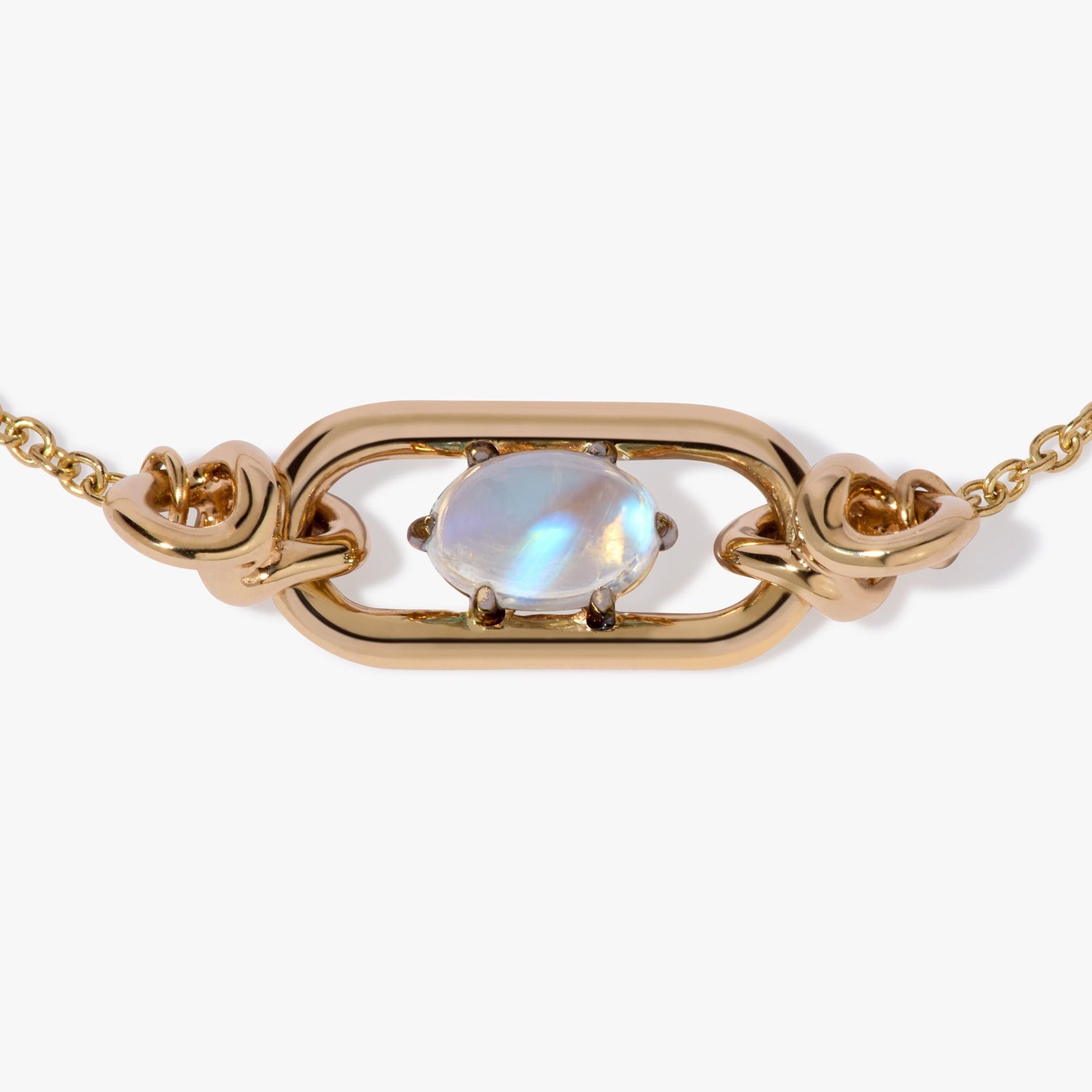 Natural Stone Twelve Birthstone Pendant Bracelet