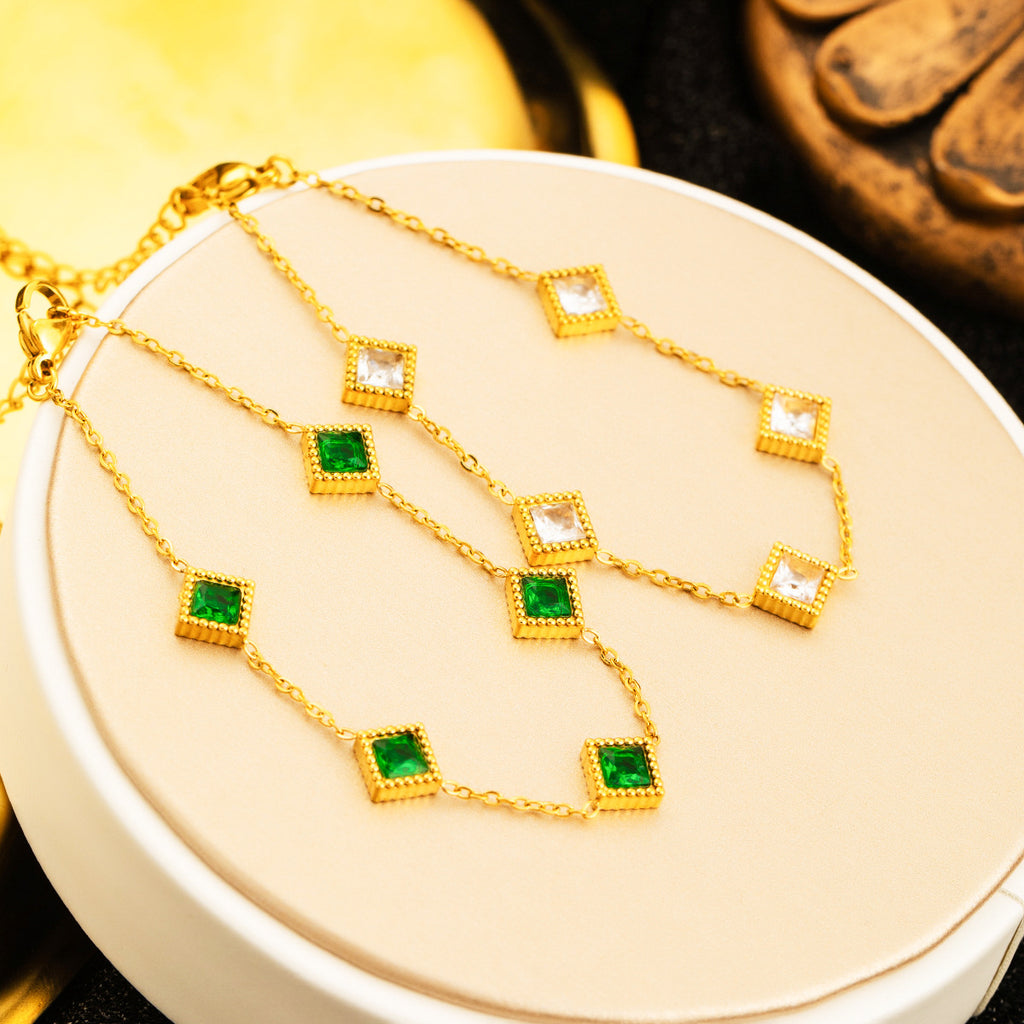 Women's All-match Geometric Square Retro Simple Bracelet